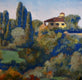 Original art for sale at UGallery.com | View from Piazza Michelangelo by Jonelle Summerfield | $875 | oil painting | 16' h x 20' w | thumbnail 4