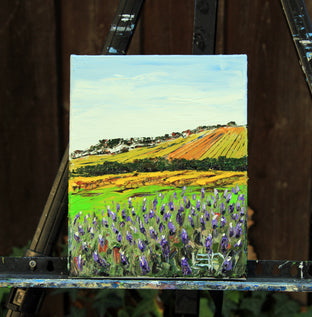 Napa Valley Lavender by Lisa Elley |  Context View of Artwork 