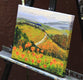 Original art for sale at UGallery.com | The Beauty of Wine Country by Lisa Elley | $325 | oil painting | 8' h x 10' w | thumbnail 2