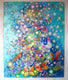 Original art for sale at UGallery.com | Butterflies and Fireflies Flying in the Night Sky by Natasha Tayles | $1,150 | acrylic painting | 24' h x 30' w | thumbnail 3