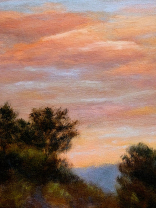 Warm Dusk No. 2 by Elizabeth Garat |   Closeup View of Artwork 