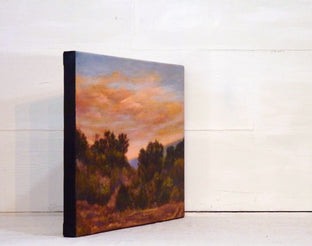 Warm Dusk No. 2 by Elizabeth Garat |  Side View of Artwork 