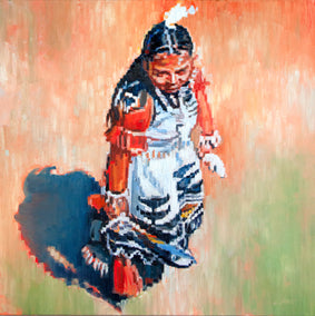 oil painting by Warren Keating titled Ceremony