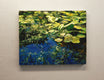 Original art for sale at UGallery.com | Water Lilies: Bright Morning by Onelio Marrero | $1,000 | oil painting | 16' h x 20' w | thumbnail 3