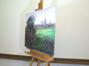 Wetland Sanctuary by Suzanne Massion |  Side View of Artwork 