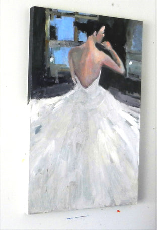 White Dress by Mary Pratt |  Side View of Artwork 