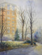 Original art for sale at UGallery.com | Willows Walk by Judy Mudd | $650 | watercolor painting | 16' h x 12' w | thumbnail 1