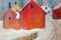 Original art for sale at UGallery.com | Winter Light, Vermont by Doug Cosbie | $375 | oil painting | 11' h x 14' w | thumbnail 4