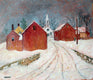 Original art for sale at UGallery.com | Winter Light, Vermont by Doug Cosbie | $375 | oil painting | 11' h x 14' w | thumbnail 1