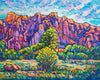 Original art for sale at UGallery.com | Quiet Valley by Tao Bai | $700 | oil painting | 16' h x 20' w | thumbnail 1