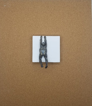 Small Being Climber on White (Series 4/50) by Yelitza Diaz |  Context View of Artwork 