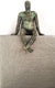 Original art for sale at UGallery.com | Small Being Sitting on Silver by Yelitza Diaz | $275 | mixed media artwork | 10.5' h x 7' w | thumbnail 1