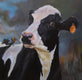 Original art for sale at UGallery.com | You Lookin' at Me? by Jan Fontecchio Perley | $1,250 | oil painting | 22.75' h x 22.75' w | thumbnail 1