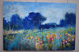 Ridgetop Flowers by Kip Decker |  Context View of Artwork 